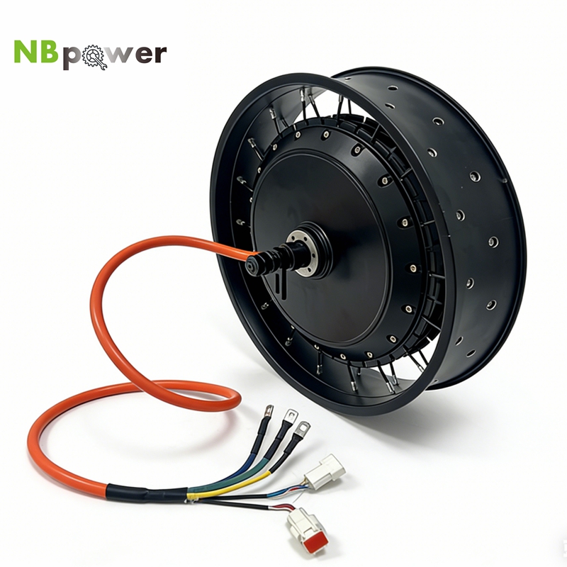 Motor de cubo para bicicleta e - 72V 8000W Brushless Hub Motor avaliação e preço